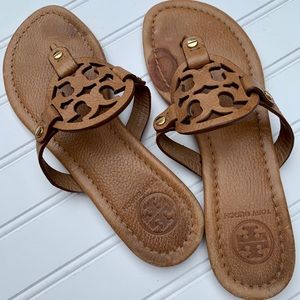 Tory Burch Royal Tan Miller Sandals size 7.5
